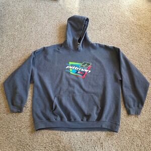 Daryn Pittman Racing Hoodie Mens 3XL Charcoal Gray 2013 Outlaws Champion Gildan